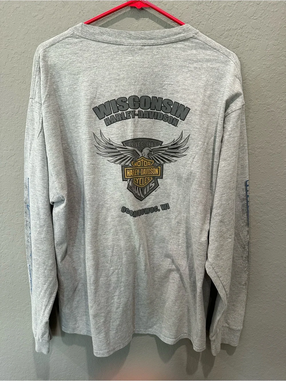 Harley-Davidson Men's 115th Anniversary Long Sleeve T Shirt Sz XL - Picture 8 of 10